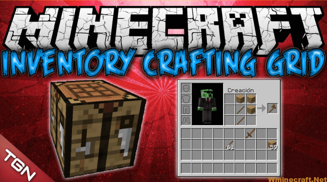 Inventory Crafting Grid Mod 1.18.1, 1.17.1 – Create Items without ...