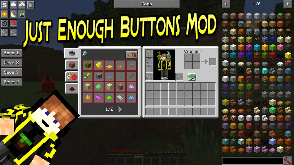 Just Enough Buttons Mod