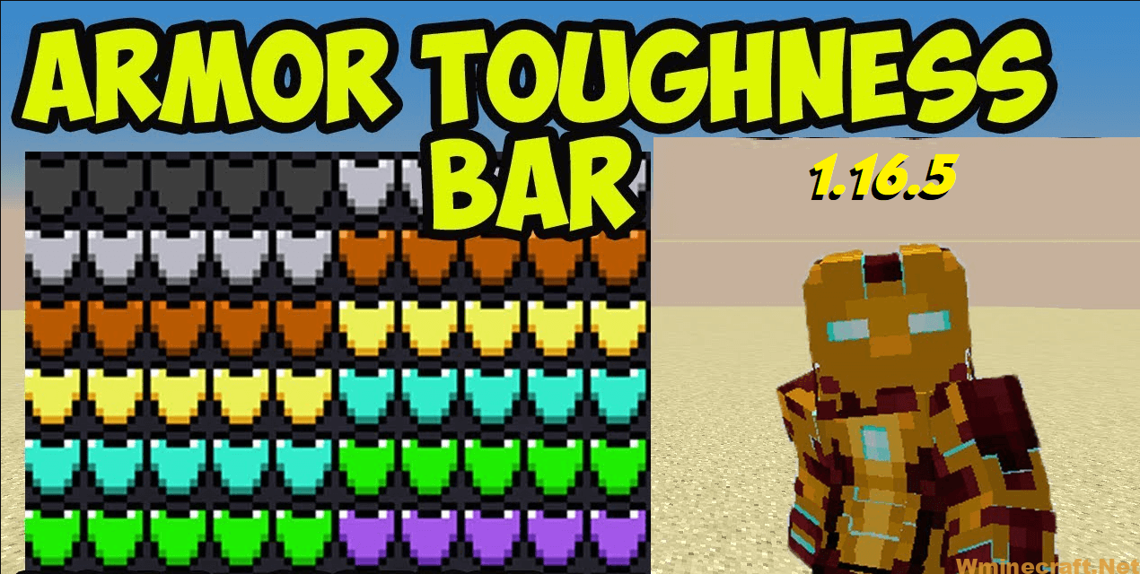 Armour Toughness Bar Mod 1.16.5