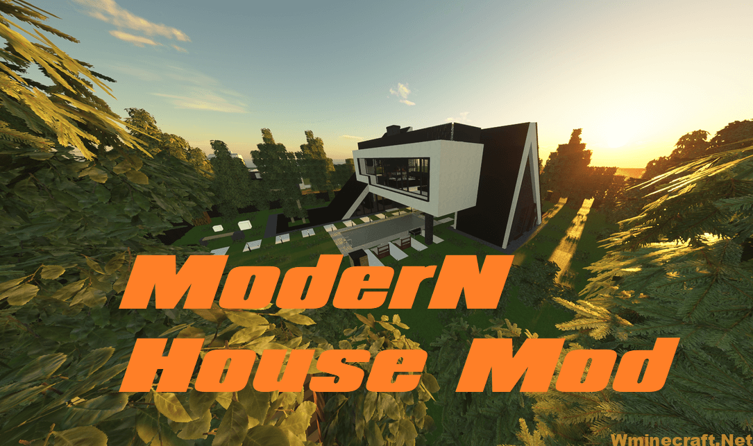 Java Minecraft House Mods ModerN House Mod 1.16.5 - Wminecraft.net