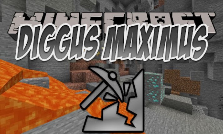 With Diggus Maximus Mod, you can increase your mining productivity and efficiency.
