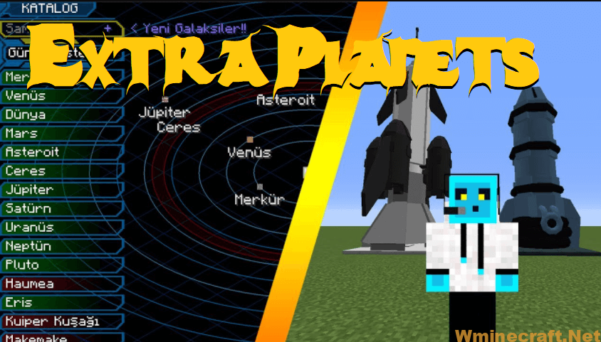 Create Mod Planets Extra Planets Mod 1.12.2/1.11.2 - Fly to the Galaxy for New Places ...