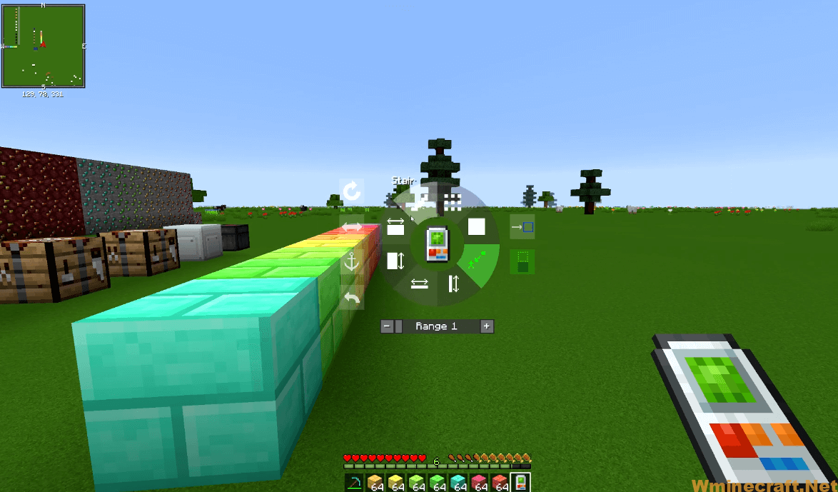 Building Gadgets Mod 1.16.5/1.15.2 Improves Building Process