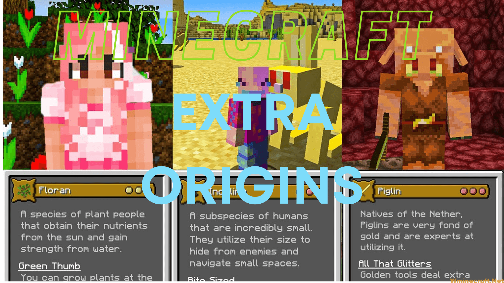 Extra Origins Mod 1.18,1.17.1: Choose Your Adventure - Wminecraft.net