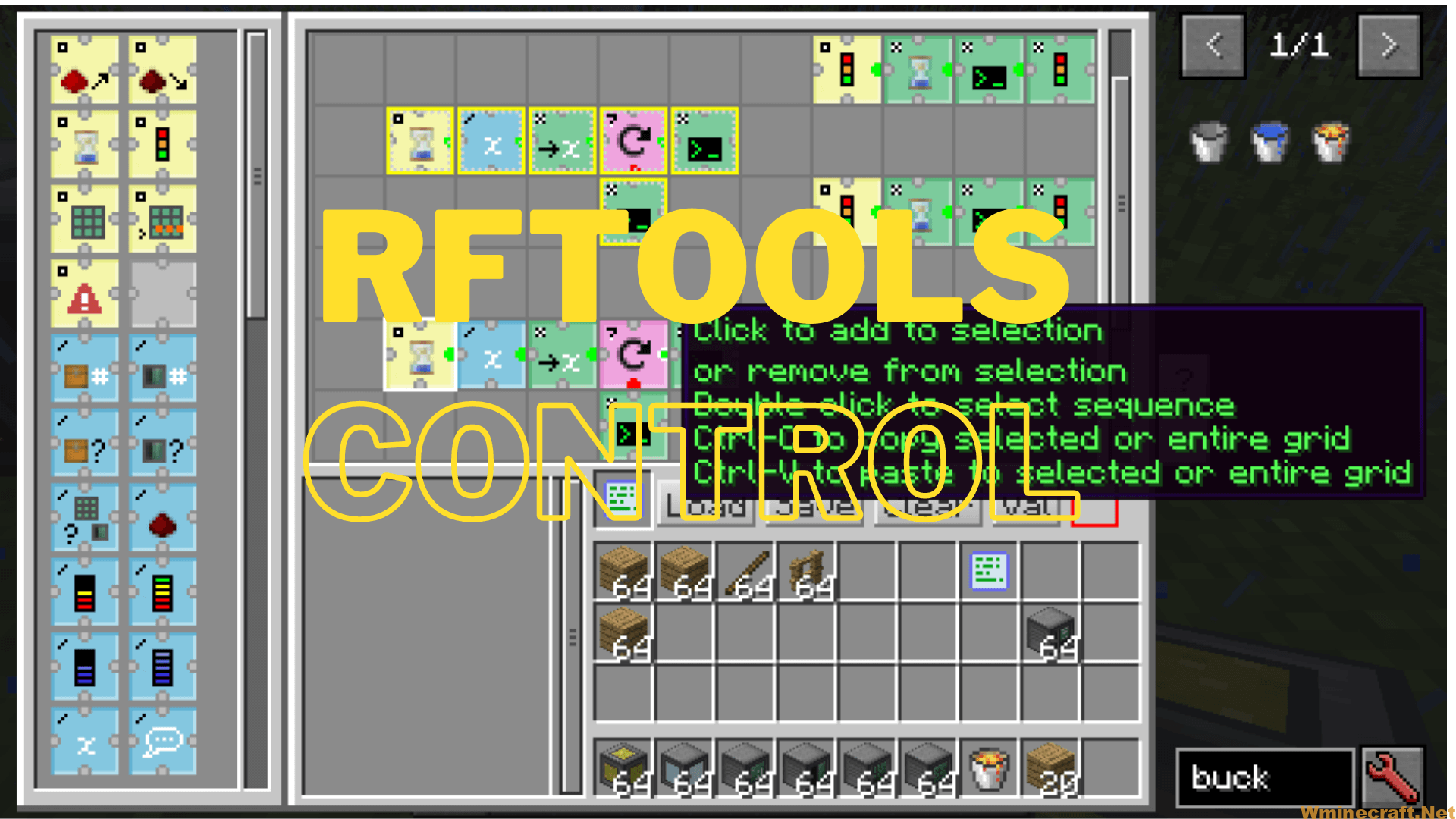 RFTools Control Mod 1.16.5/1.15.2: Automation Capabilities - Wminecraft.net