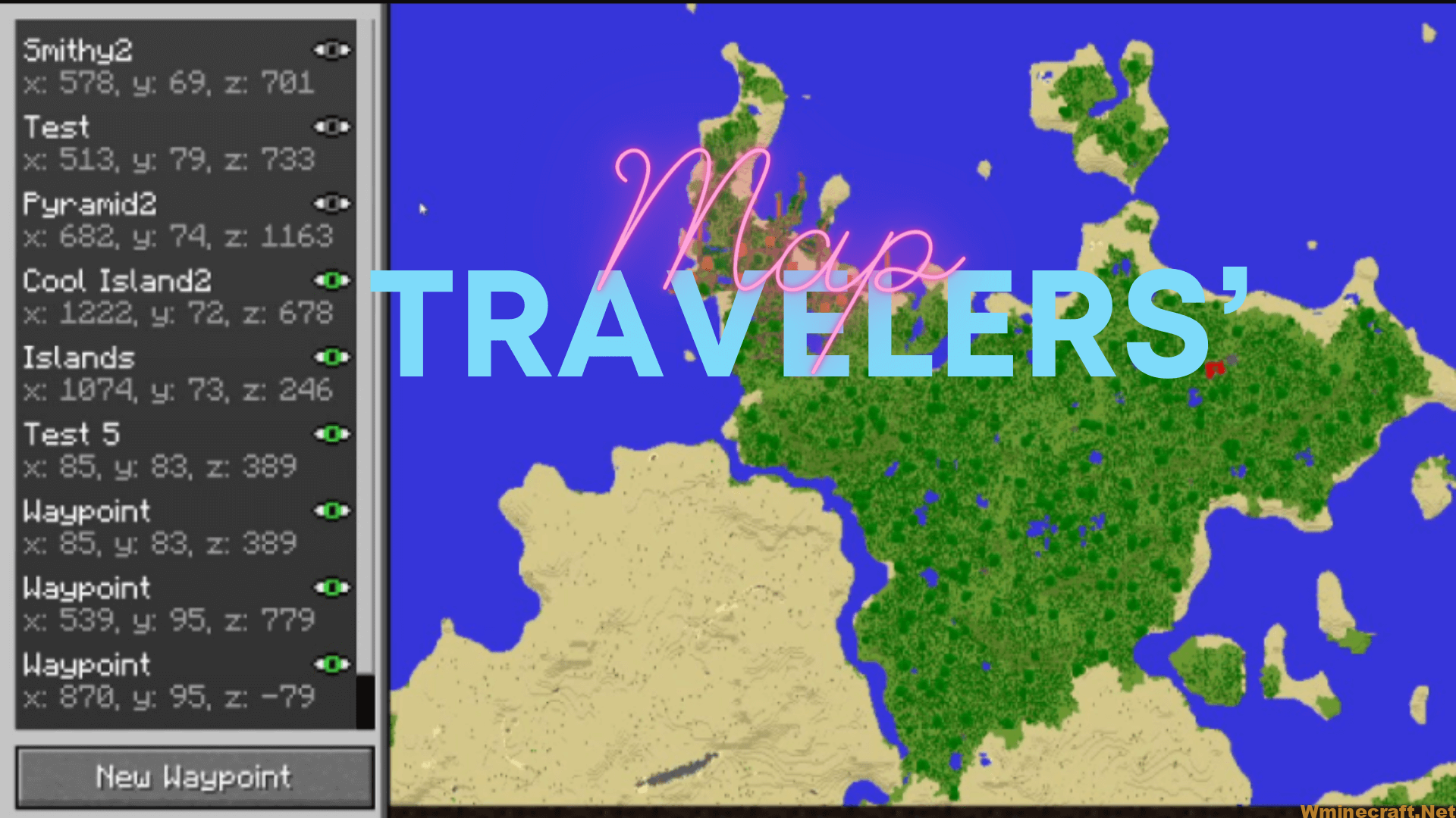 Travelers’ Map Mod