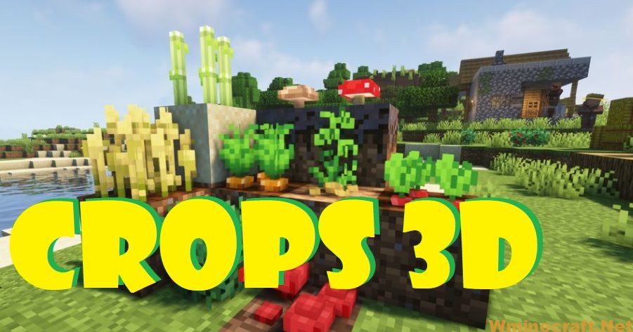 Crops 3D Resource Pack