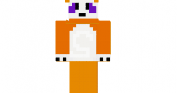Orange panda skin