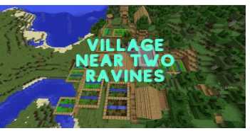 Village near two Ravines