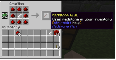 Redstone Pen Mod