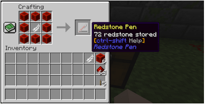 Redstone Pen Mod