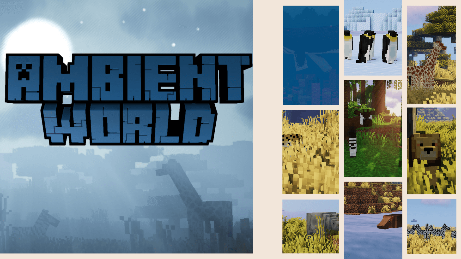 Ambient World Mod 1.16.5: Bringing Minecraft to Life with Real World ...