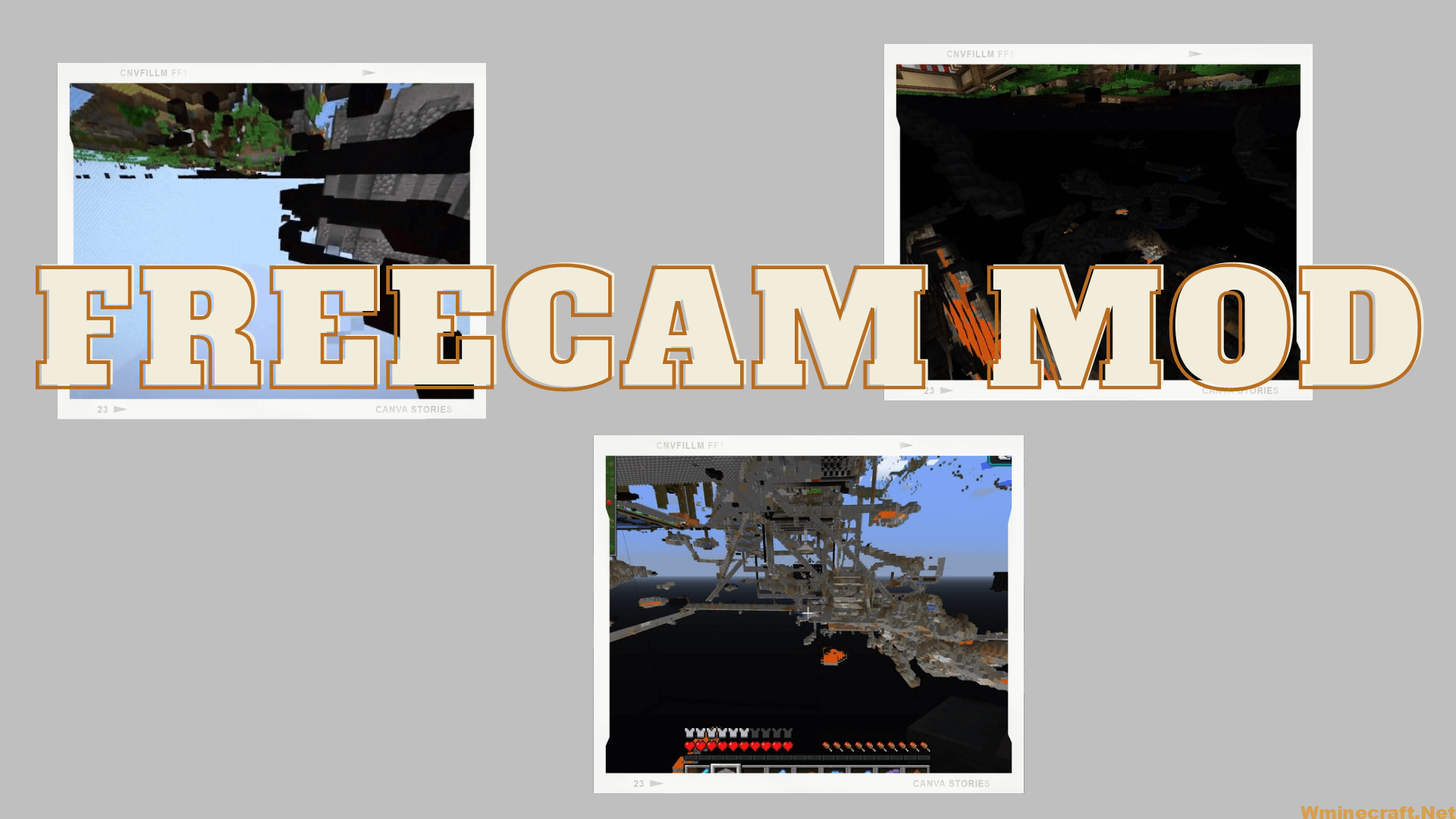 FreeCam Mod World Minecraft