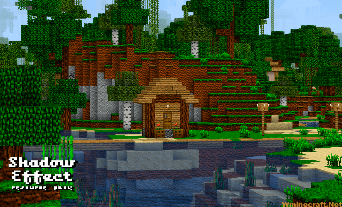 Shadow Effect Resource Pack 1.18.1, 1.17.1 Download Links: