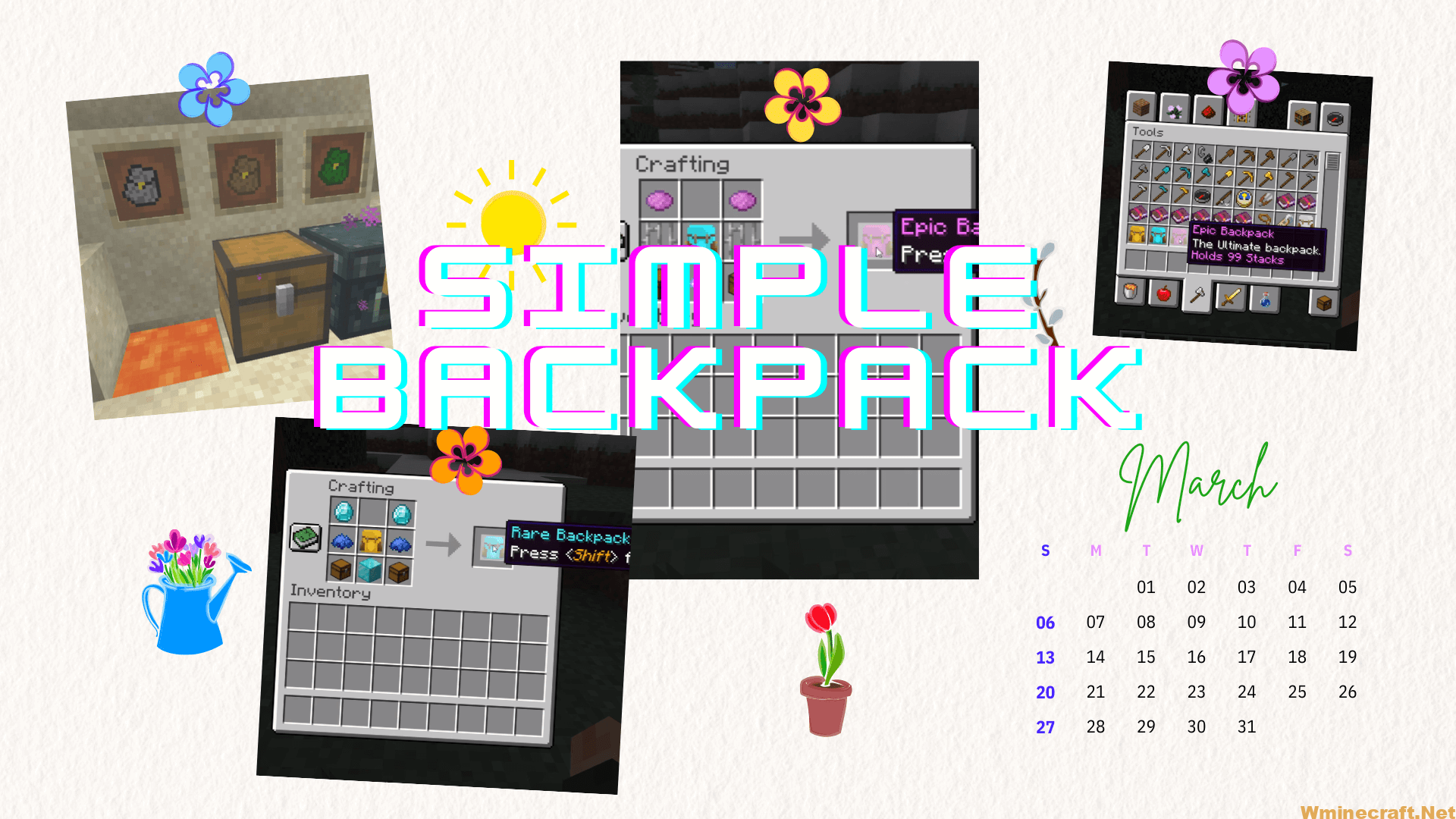 Simple Backpack Mod 1 19 1 18 2 Adds 27 Extra Inventory Slots Wminecraft Net