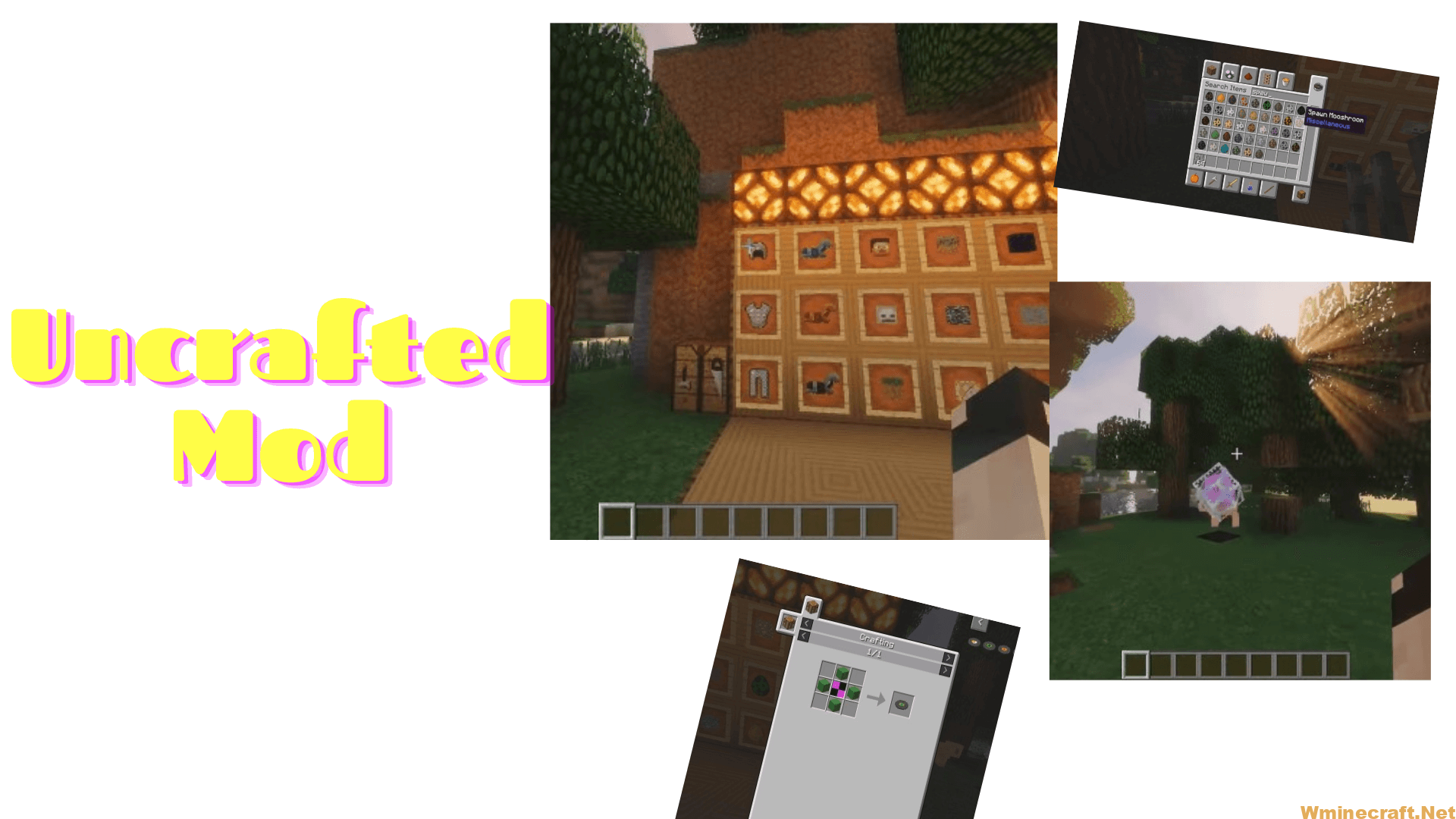 Uncrafted Mod 1 19 1 18 2 Adds Recipes For Spawner Bedrock And More Wminecraft Net
