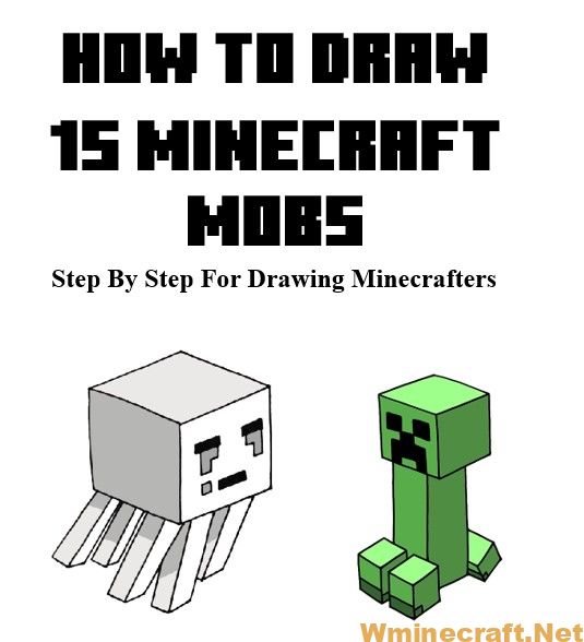 How to draw 15 Minecraft Mobs Book – Minecraft Drawing Tutorial ...