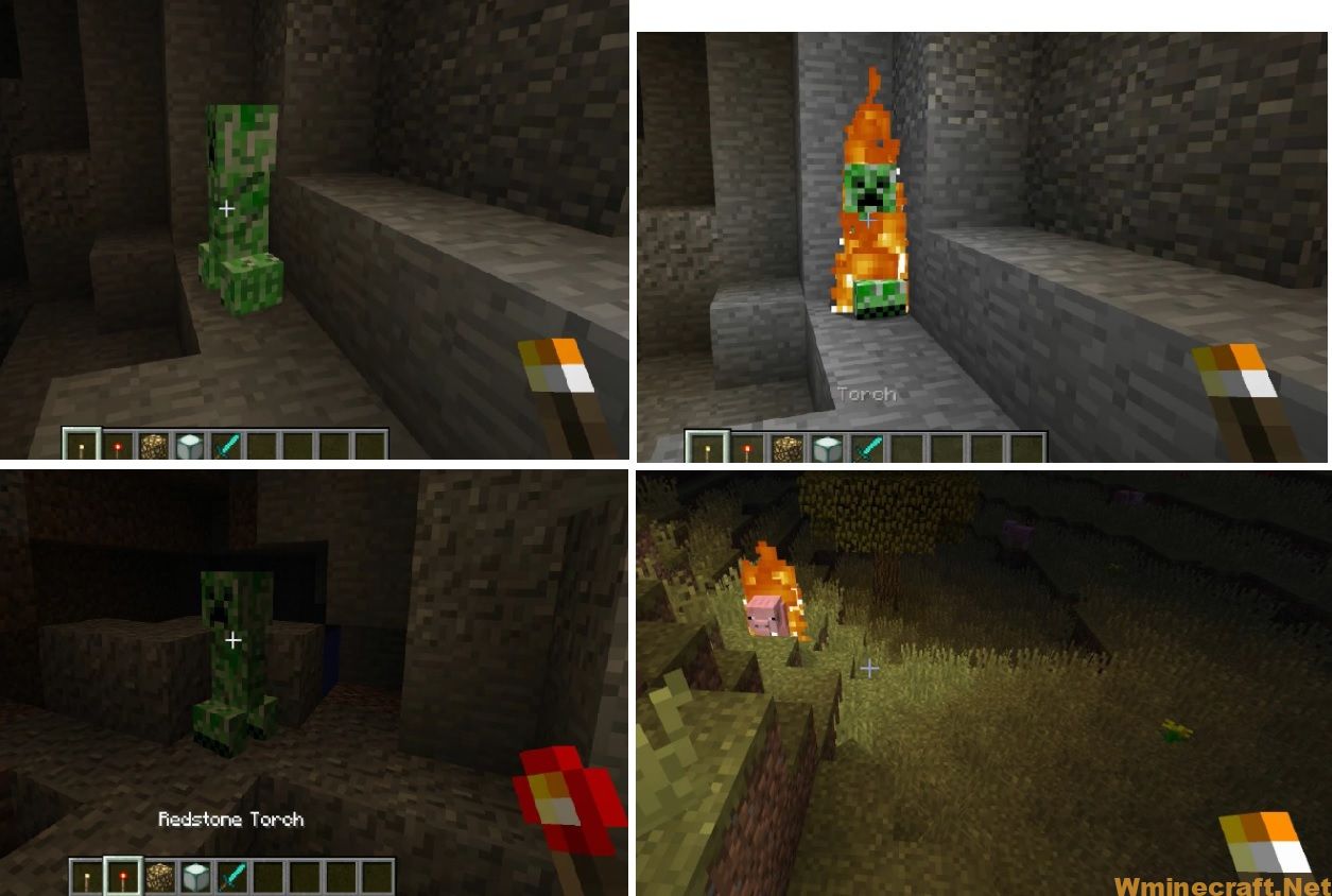 Moving Light Sources Mod 1.12.2: Carry Torches in Your Offhand to See ...