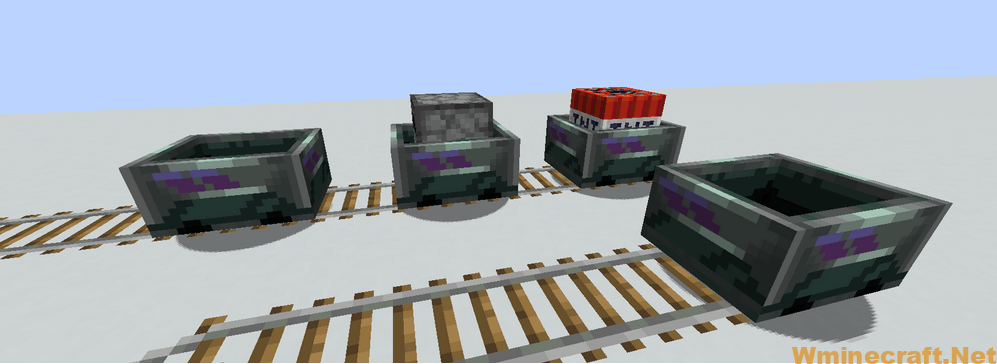 More Minecarts and Rails Mod