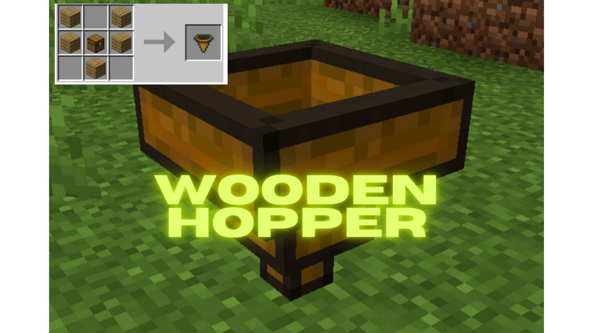 Wooden Hopper