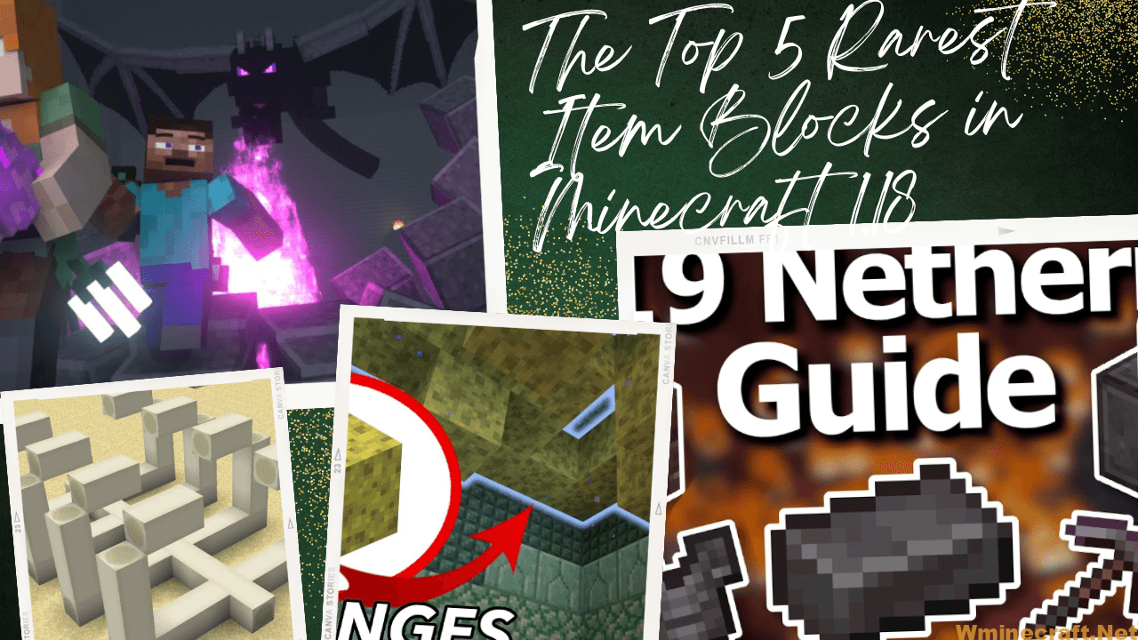 The Top 5 Rarest Item Blocks in Minecraft 1.18 - Wminecraft.net