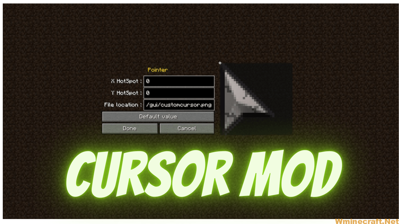 Cursor Mod: How to Change Your In-Game Cursor - Wminecraft.net