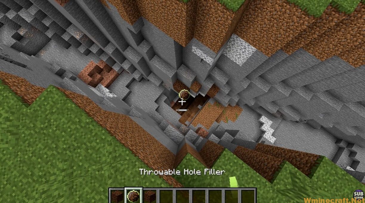 Hole Pattern Minecraft How Hole Filler Mod 1.18.2 → 1.19, 1.19.3 Simplifies Minecraft Holes ...
