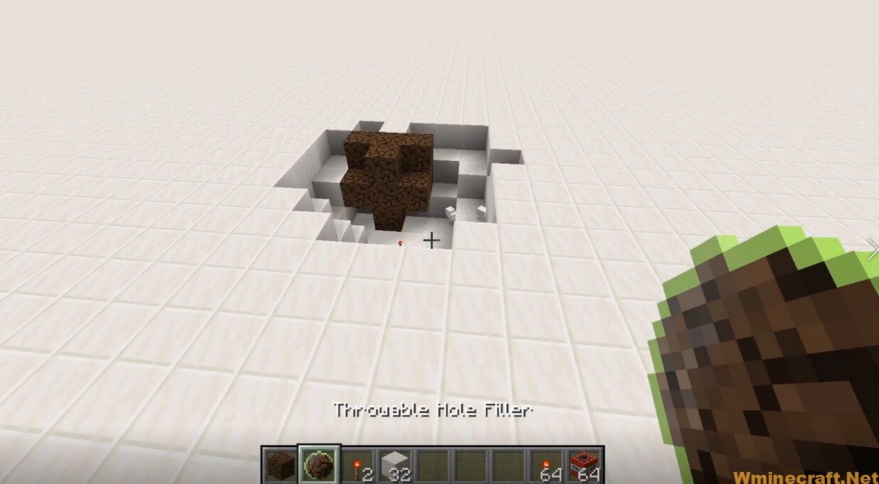 Hole Pattern Minecraft How Hole Filler Mod 1.18.2 → 1.19, 1.19.3 Simplifies Minecraft Holes ...