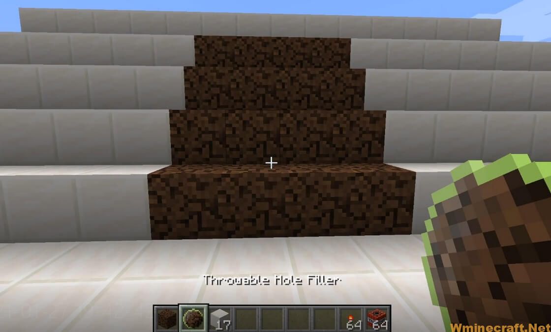 Hole Pattern Minecraft How Hole Filler Mod 1.18.2 → 1.19, 1.19.3 Simplifies Minecraft Holes ...